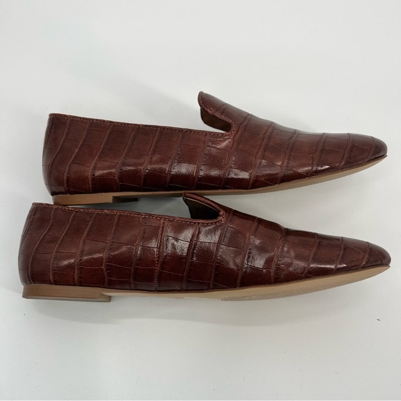 New J.Crew Crocodile-embossed smoking loafers size 6.5 - Picture 9 of 10